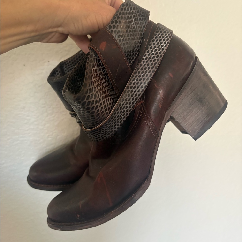 FREEBIRD by Steven Shena Ankle Boot Bootie Sz 10 - Picture 5 of 12